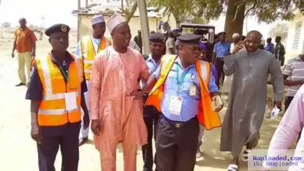 Photos: Man Caught Stealing Food Items From Maiduguri IDP Camp